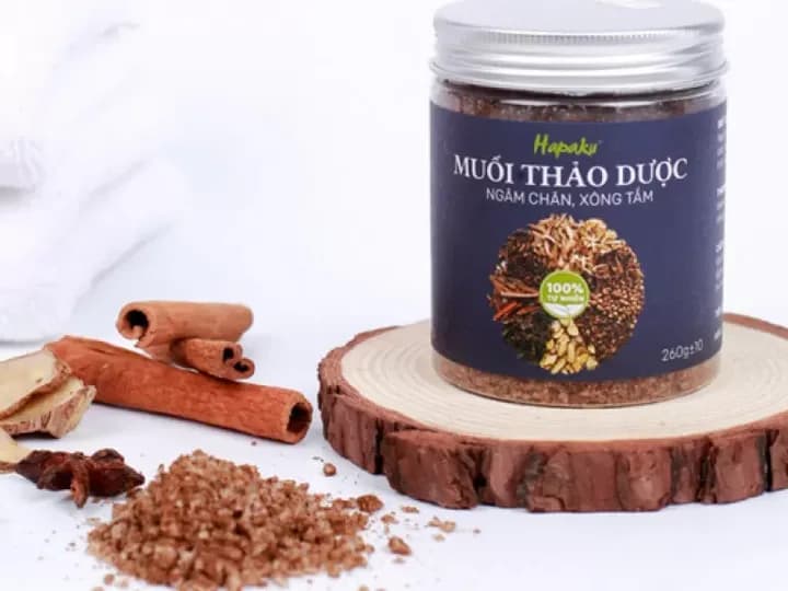Muối ngâm chân thảo dược
